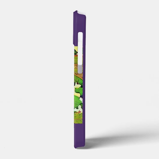 Paarse druiven op een wijnstok Case-Mate iPhone case (Achterkant / Links)