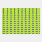 Paarse druiven op groen inpakpapier vel (Voorkant 3)