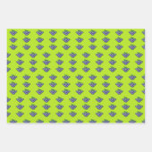 Paarse druiven op groen inpakpapier vel (Voorkant 2)