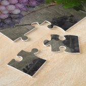 Paarse druiven op wijn legpuzzel (Zijkant)