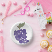 Paarse druiven papieren kommen (Feest)