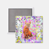 paarse druppel magneet (Voorkant / Achterkant)