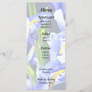 Paarse Dwerg Iris Hart Menu