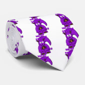 Paarse eekhoorn maakt het niet uit stropdas (Opgerold)