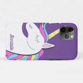Paarse Eenhoorn Eenhoorns Fantasy Case-Mate iPhone Case (Achterkant (horizontaal))