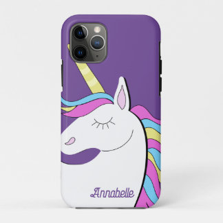 Paarse Eenhoorn Eenhoorns Fantasy iPhone 11 Pro Hoesje