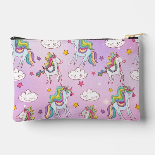 Paarse eenhoornpotlood etui (Achterkant)