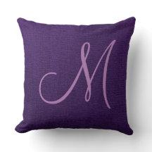 Paarse Elegant Monogram Canvas Kijk uit
