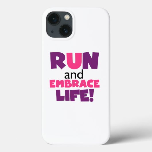 Paarse Embrace Life Roze Case-Mate iPhone Case (Achterkant)