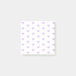 Paarse Emoji Hearts Post-it® Notes