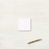Paarse Emoji Hearts Post-it® Notes (Op bureau)