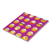 paarse emojis tegeltje (Zijkant)