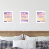 Paarse Empowerment-reeks Afdrukset Muurkunst Sets (Slaapkamer)