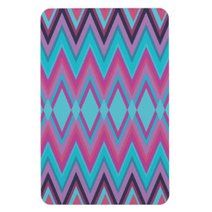 Paarse en Aqua Tribal Magneet