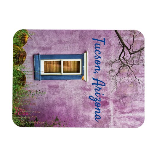 Paarse en blauw in het zuidwesten van Tucson, Ariz Magneet (Horizontaal)