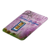 Paarse en blauw in het zuidwesten van Tucson, Ariz Magneet (Linkerzijde)