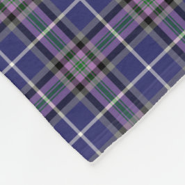 Paarse en Blauwe Clan Alexander Tartan Fleece Deken