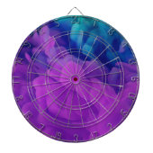 Paarse en blauwe digitale rook dartbord (Voorkant)