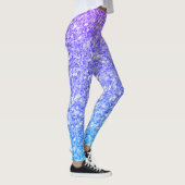 Paarse en blauwe glitter leggings (Rechts)