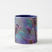 paarse en blauwe libellen mok (Midden)