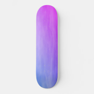Paarse en blauwe lucht skateboard