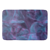 paarse en blauwe Marmer abstract Badmat (Voorkant)