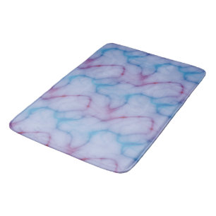 paarse en blauwe Marmer abstract Badmat