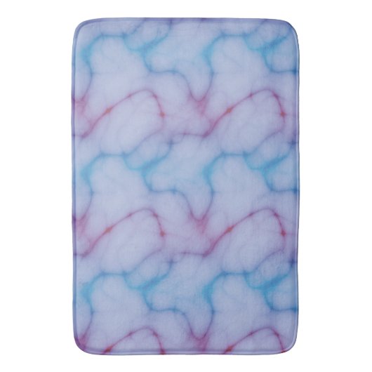 paarse en blauwe Marmer abstract Badmat (Voorkant Verticaal)