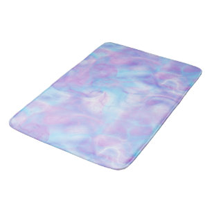 paarse en blauwe Marmer abstract Badmat