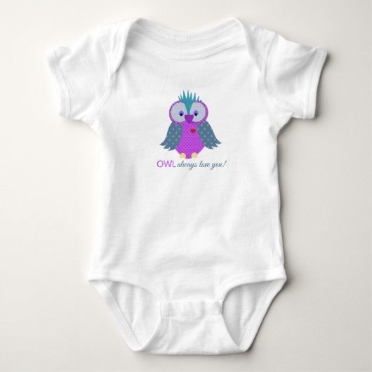 Paarse en blauwe paisleydruif romper (Voorkant)