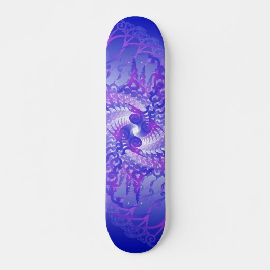 Paarse en blauwe spieren: Skateboard (Voorkant)