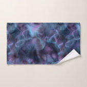 paarse en blauwe turquoise Marmer abstract Bad Handdoek (Handdoek)