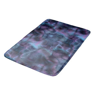 paarse en blauwe turquoise Marmer abstract Badmat