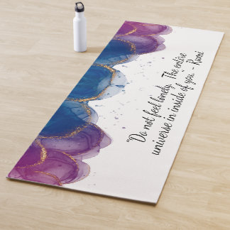 Paarse en Blauwe Yoga Mat