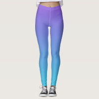 Paarse en Blauwgroen blauwe ombre