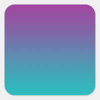 Paarse en Blauwgroen Ombre