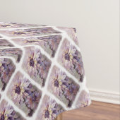 PAARSE EN GEEL DAHLIAS TAFELKLEED (Voorbeeld)