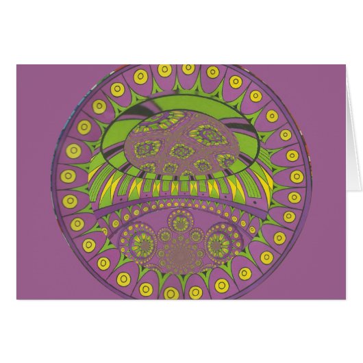 Paarse en gele caleidoscoop (Voorkant Horizontaal)