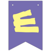 Paarse en gele leeshoek banner (Derde vlag)