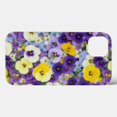 Paarse en gele Pansy Flowers Telefoon Case (Achterkant (horizontaal))