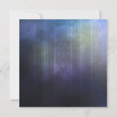 Paarse en gele uitnodiging voor weddenschappen (Achterkant)