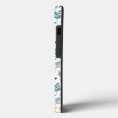 Paarse en gele waterverf bloemen Case-Mate iPhone case (Achterkant / Links)