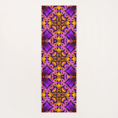 Paarse en gele yogamat (Achterkant)