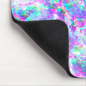 Paarse en golvende glitch muismat (Hoek)
