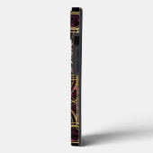 Paarse en gouden elegante kunst deco look Case-Mate iPhone case (Achterkant / Links)