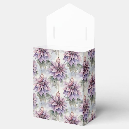 Paarse en gouden elegantie bedankdoosjes (Geopend)