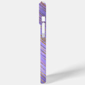 Paarse en gouden Glitz gepersonaliseerde telefoonh Case-Mate iPhone Case (Achterkant / Links)