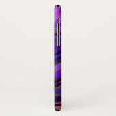 Paarse en Gouden Marmer Agate Monogram Case-Mate iPhone Case (Achterkant/links)