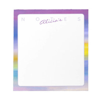 Paarse en Gouden Straal Abstract Notitieboek Notitieblok