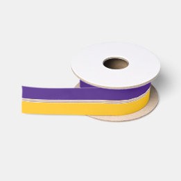 Paarse en gouden strepen lint